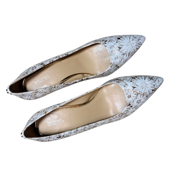 Michael Kors Dorothy Flex Floral Leather Pump Size 10M - Picture 5 of 16